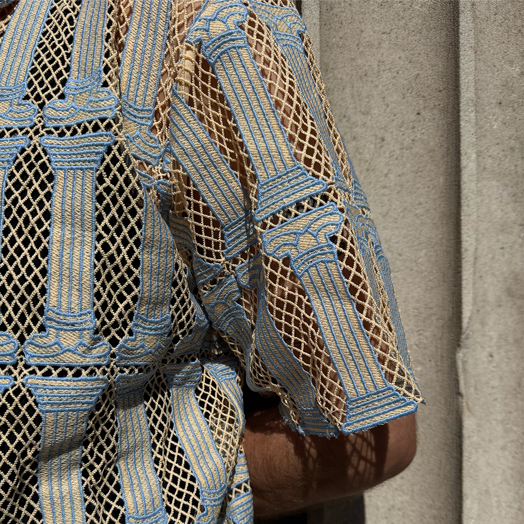 Columns Crochet Shirt